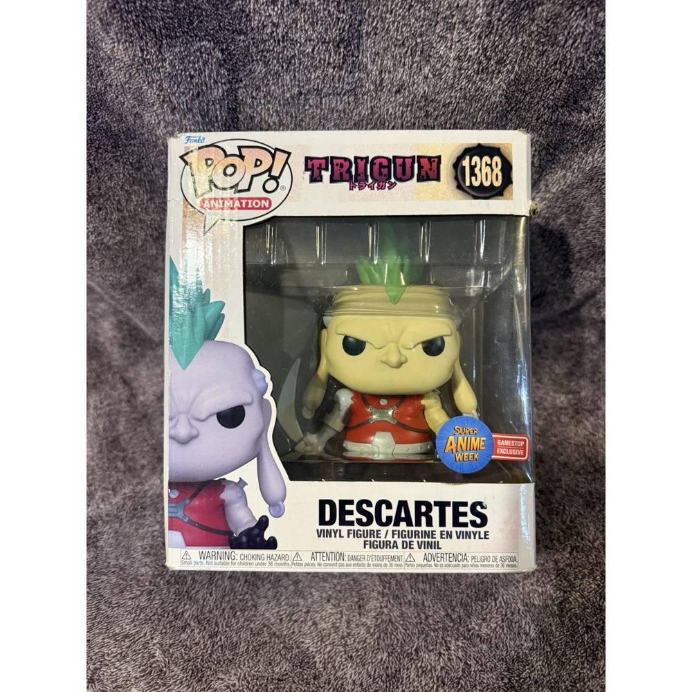 Funko Pop! Animation Trigun #1368 Descartes Super Anime Week Exclusive Imperfect